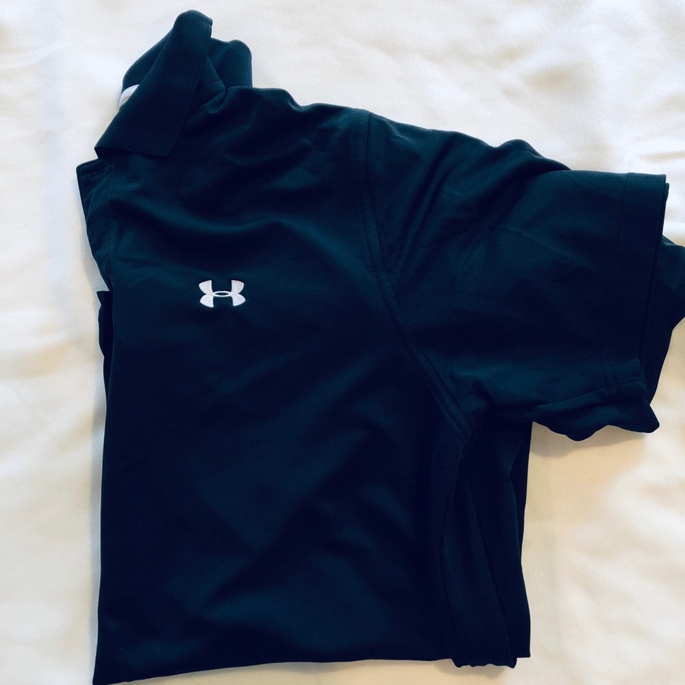 Under Armour Heat Gear Polo Men’s Large Black